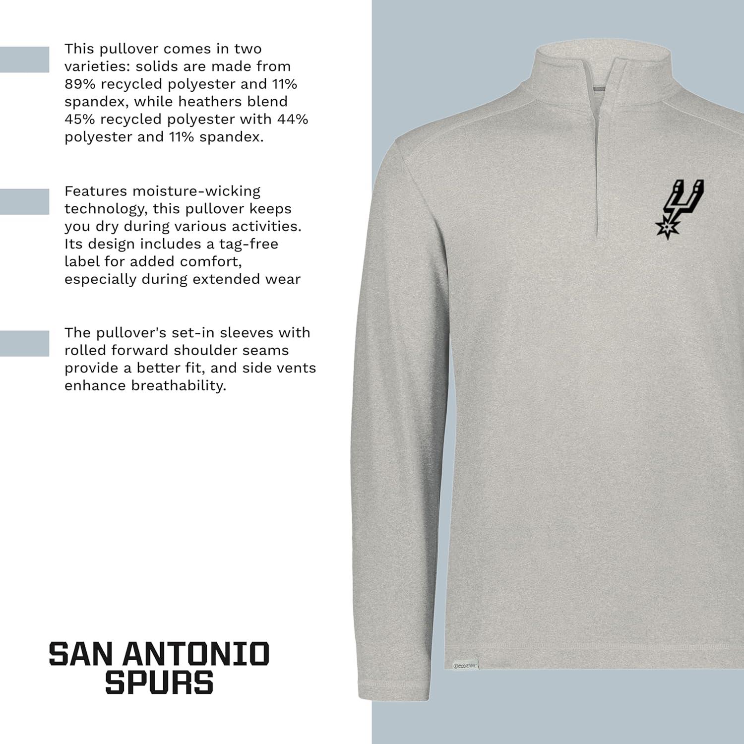 imageHolloway NBA 14 Zip Pullover Stylish NBA Team Gear Perfect for Training Casual and Game DayMulti