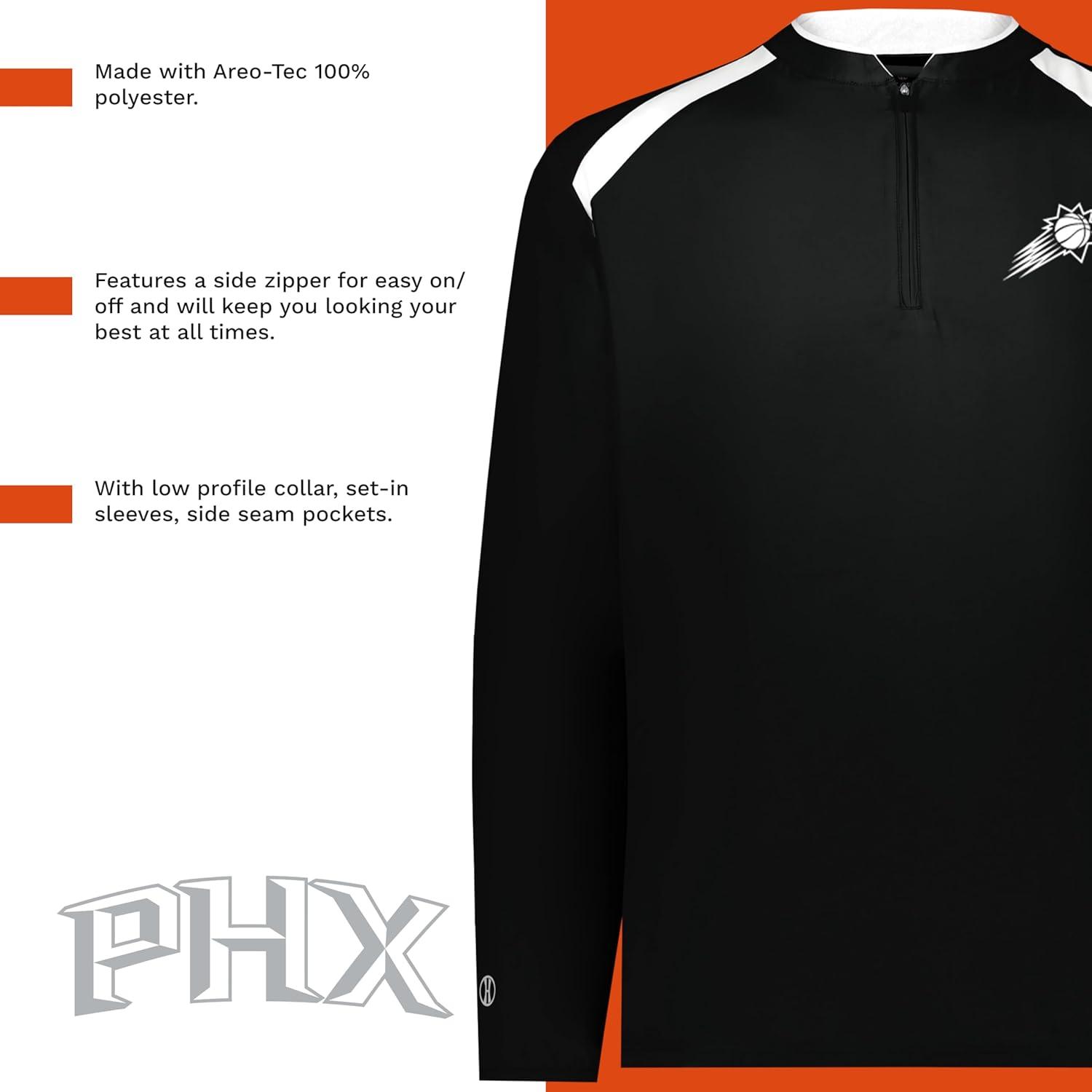 imageHolloway NBA Clubhouse Pullover Basketball Apparel Comfortable Lightweight Jacket for Game DayMulti