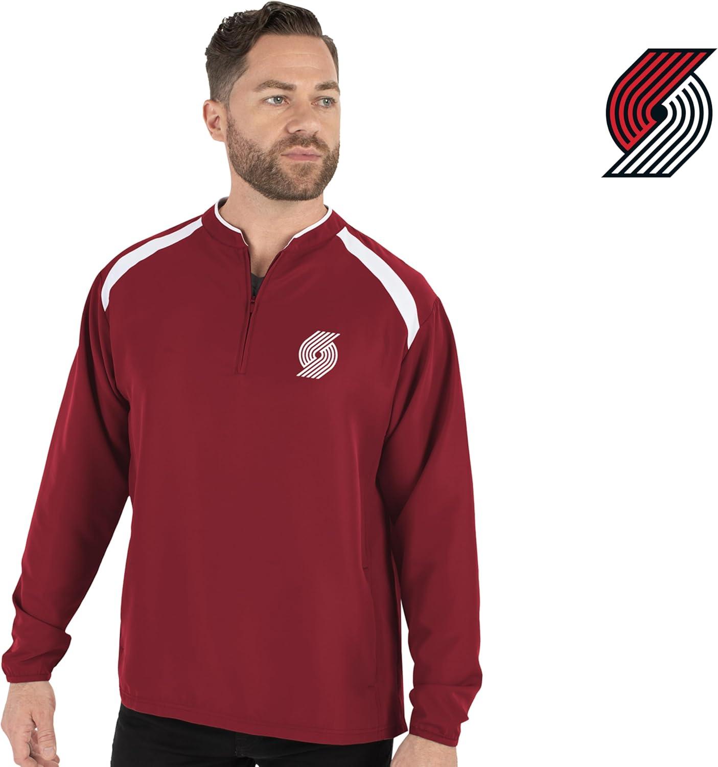 imageHolloway NBA Clubhouse Pullover Basketball Apparel Comfortable Lightweight Jacket for Game DayMulti