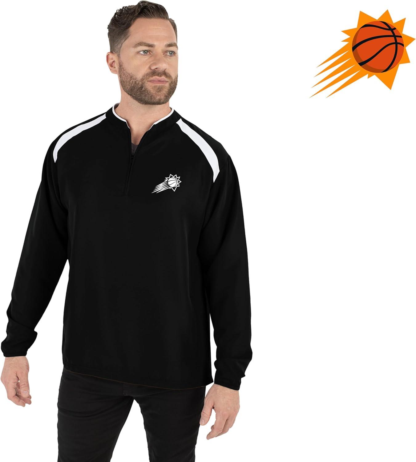 imageHolloway NBA Clubhouse Pullover Basketball Apparel Comfortable Lightweight Jacket for Game DayMulti