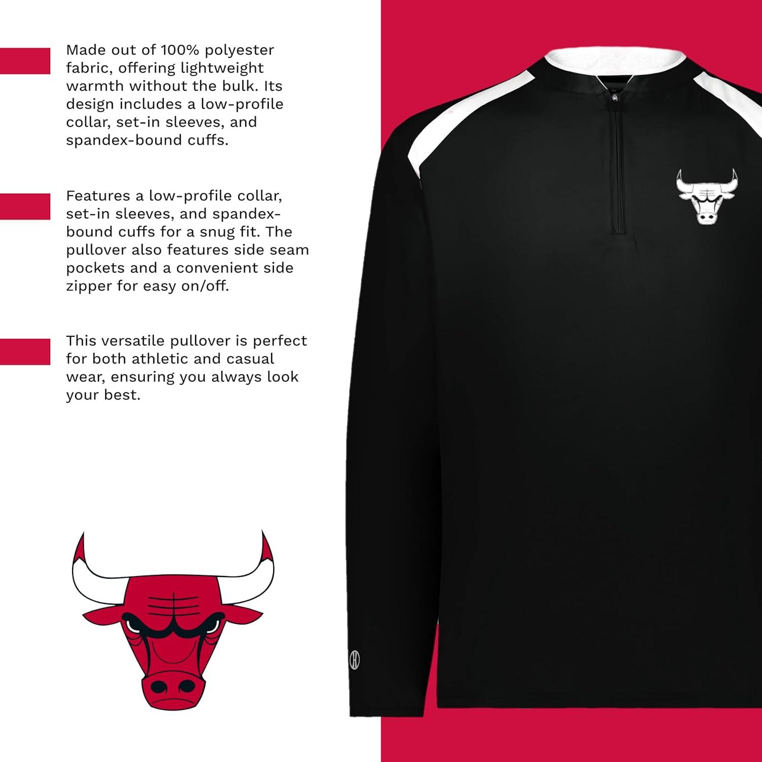 imageHolloway NBA Clubhouse Pullover Basketball Apparel Comfortable Lightweight Jacket for Game DayMulti