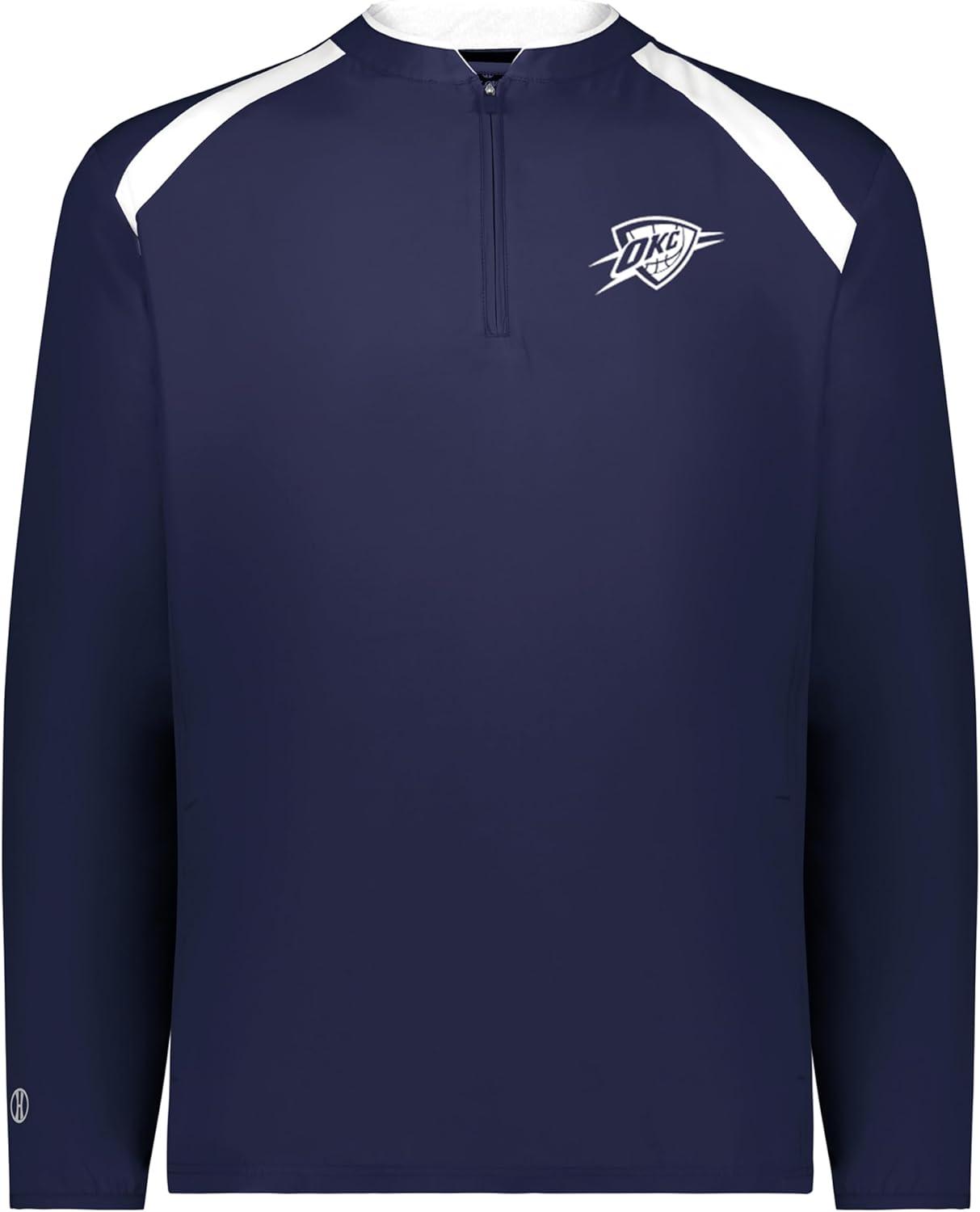 imageHolloway NBA Clubhouse Pullover Basketball Apparel Comfortable Lightweight Jacket for Game DayMulti