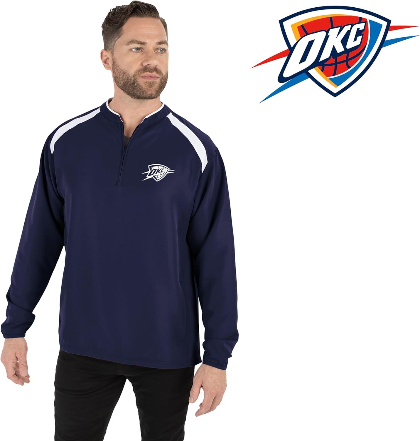 imageHolloway NBA Clubhouse Pullover Basketball Apparel Comfortable Lightweight Jacket for Game DayMulti