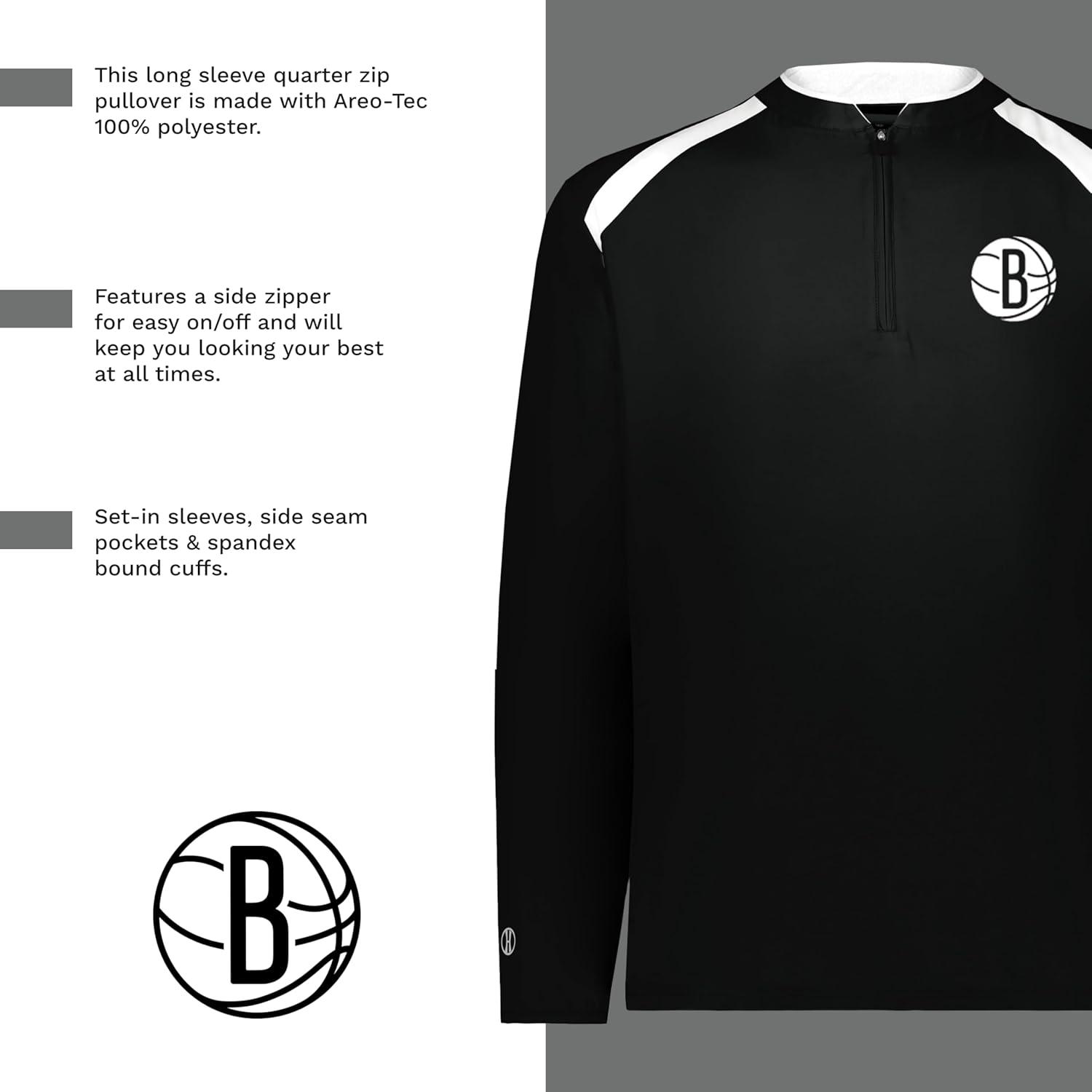 imageHolloway NBA Clubhouse Pullover Basketball Apparel Comfortable Lightweight Jacket for Game DayMulti