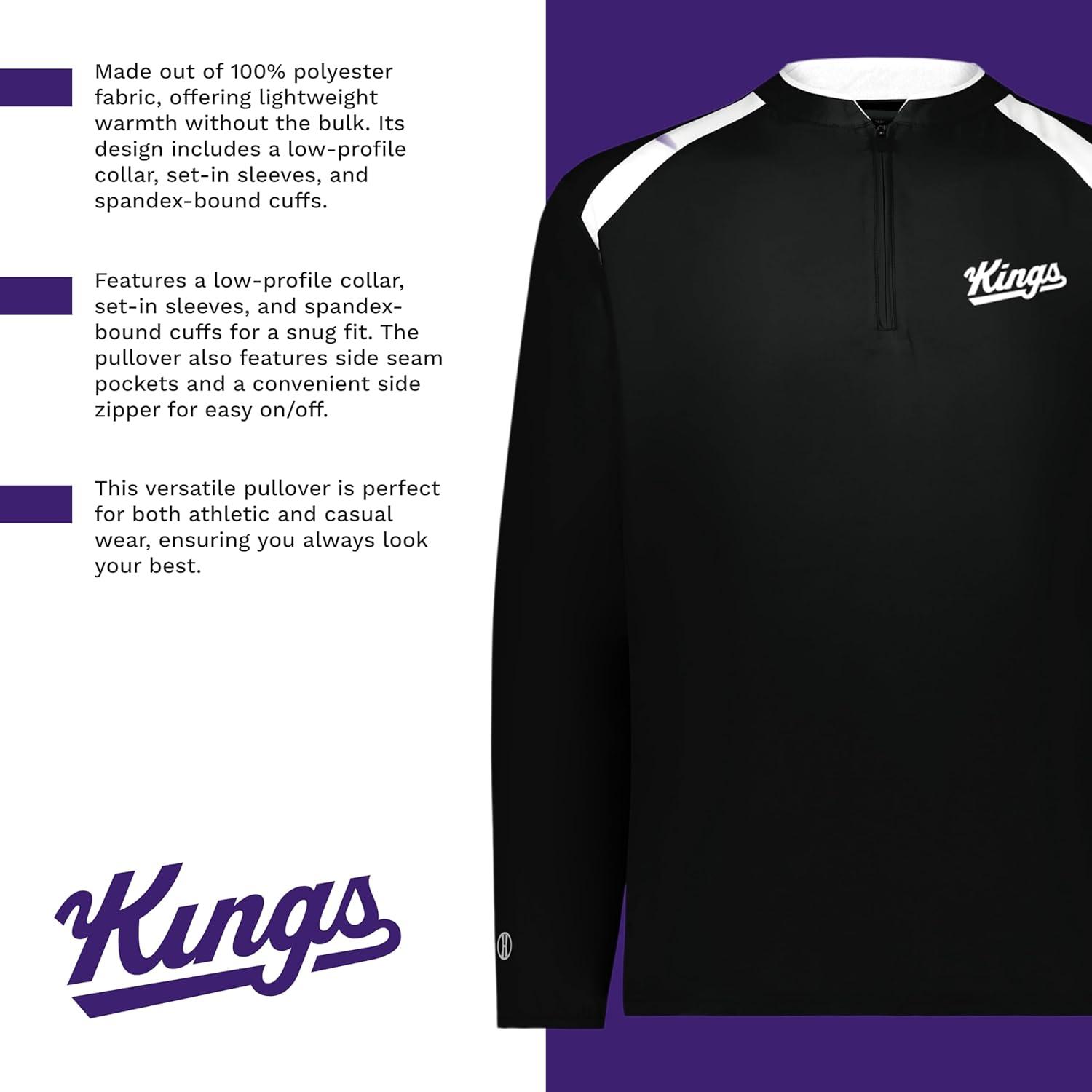 imageHolloway NBA Clubhouse Pullover Basketball Apparel Comfortable Lightweight Jacket for Game DayMulti