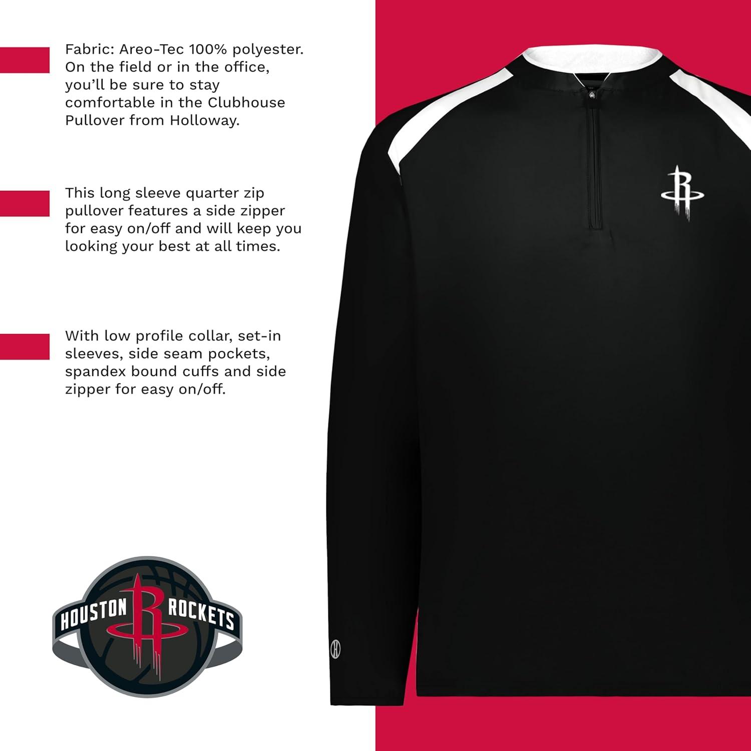 imageHolloway NBA Clubhouse Pullover Basketball Apparel Comfortable Lightweight Jacket for Game DayMulti