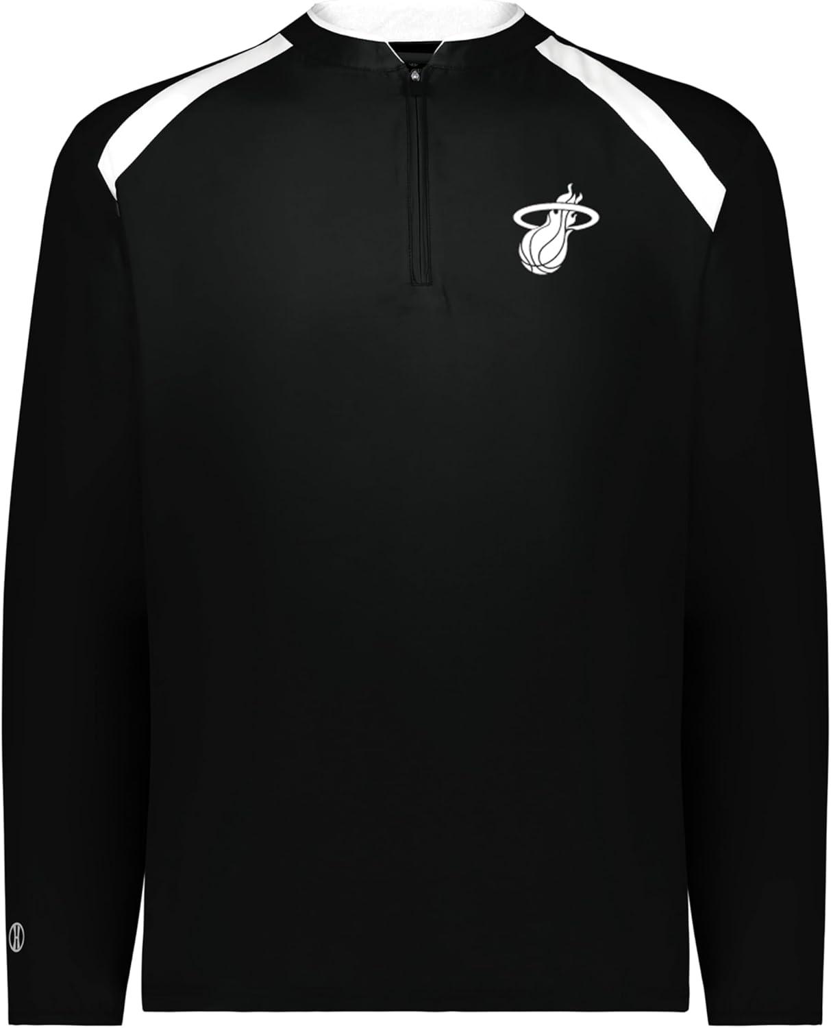 imageHolloway NBA Clubhouse Pullover Basketball Apparel Comfortable Lightweight Jacket for Game DayMulti