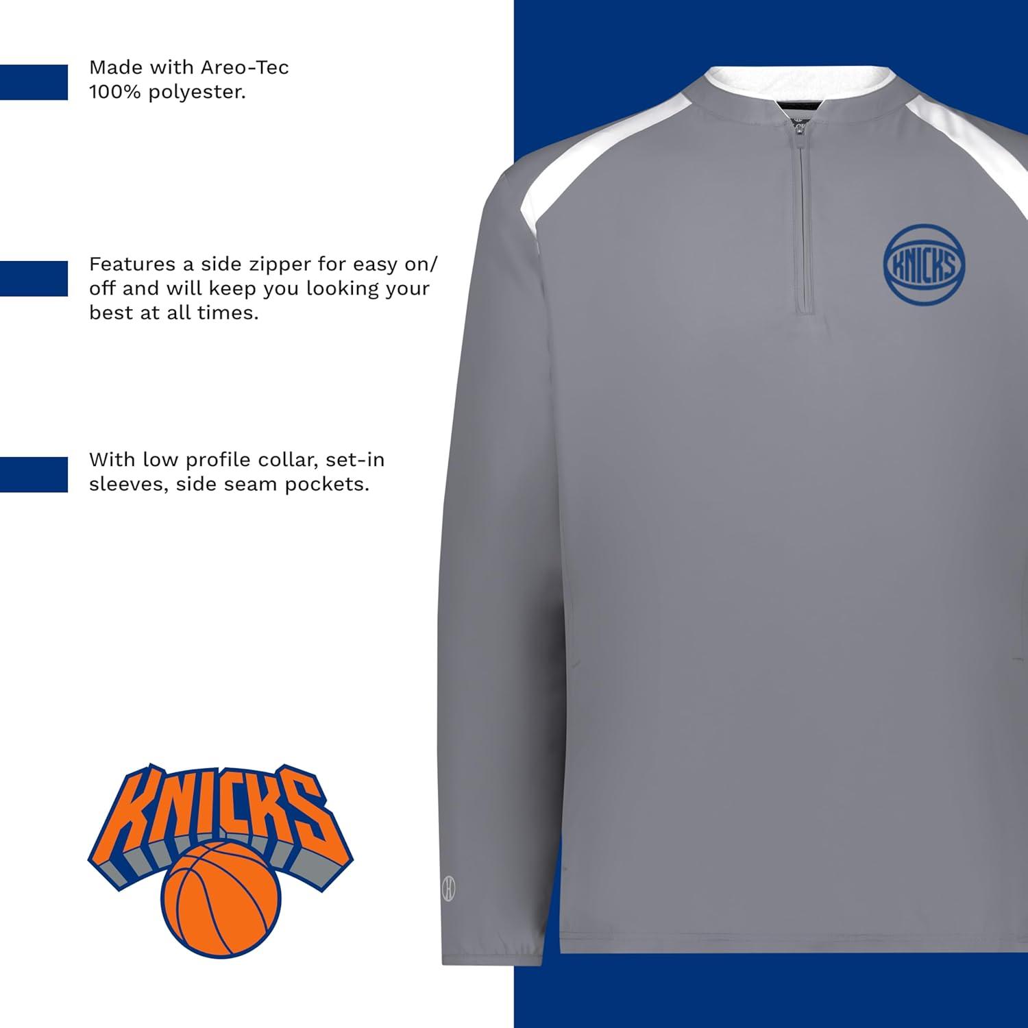 imageHolloway NBA Clubhouse Pullover Basketball Apparel Comfortable Lightweight Jacket for Game DayMulti