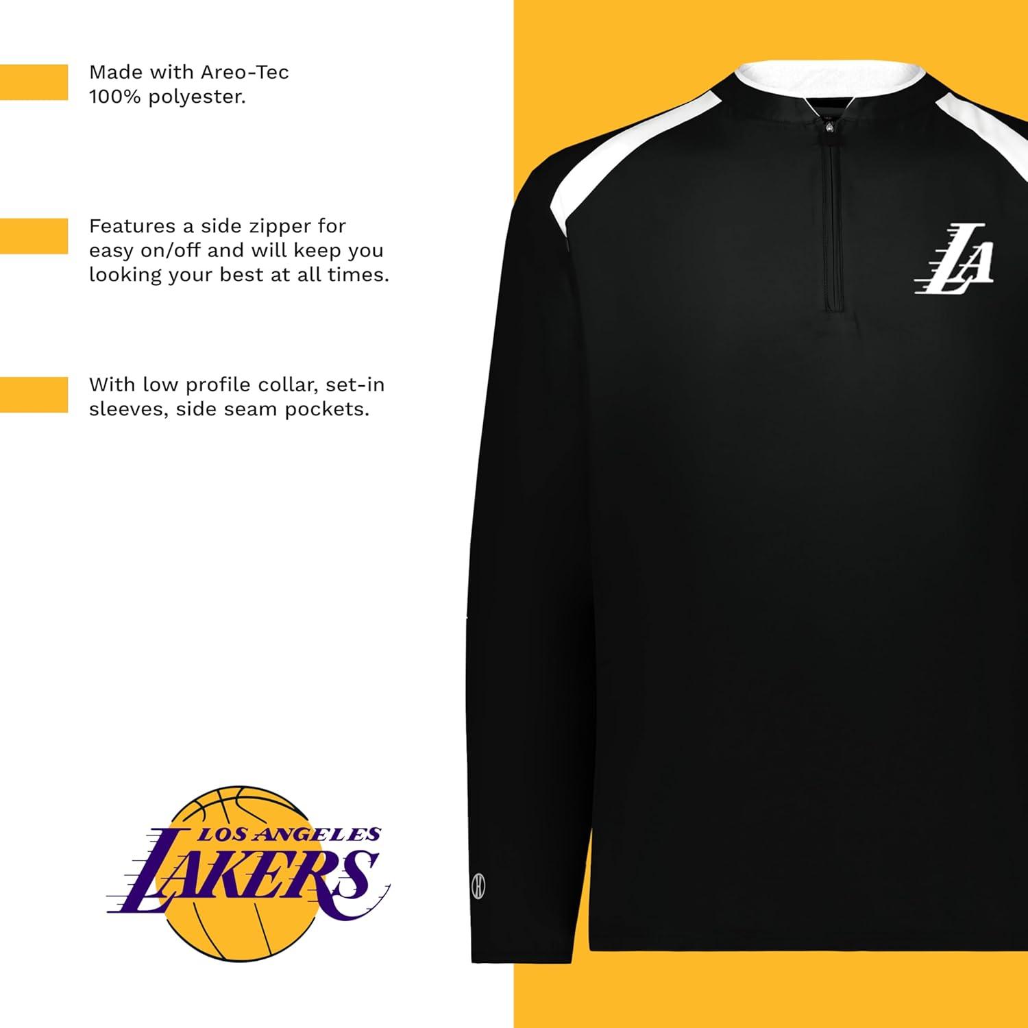 imageHolloway NBA Clubhouse Pullover Basketball Apparel Comfortable Lightweight Jacket for Game DayMulti