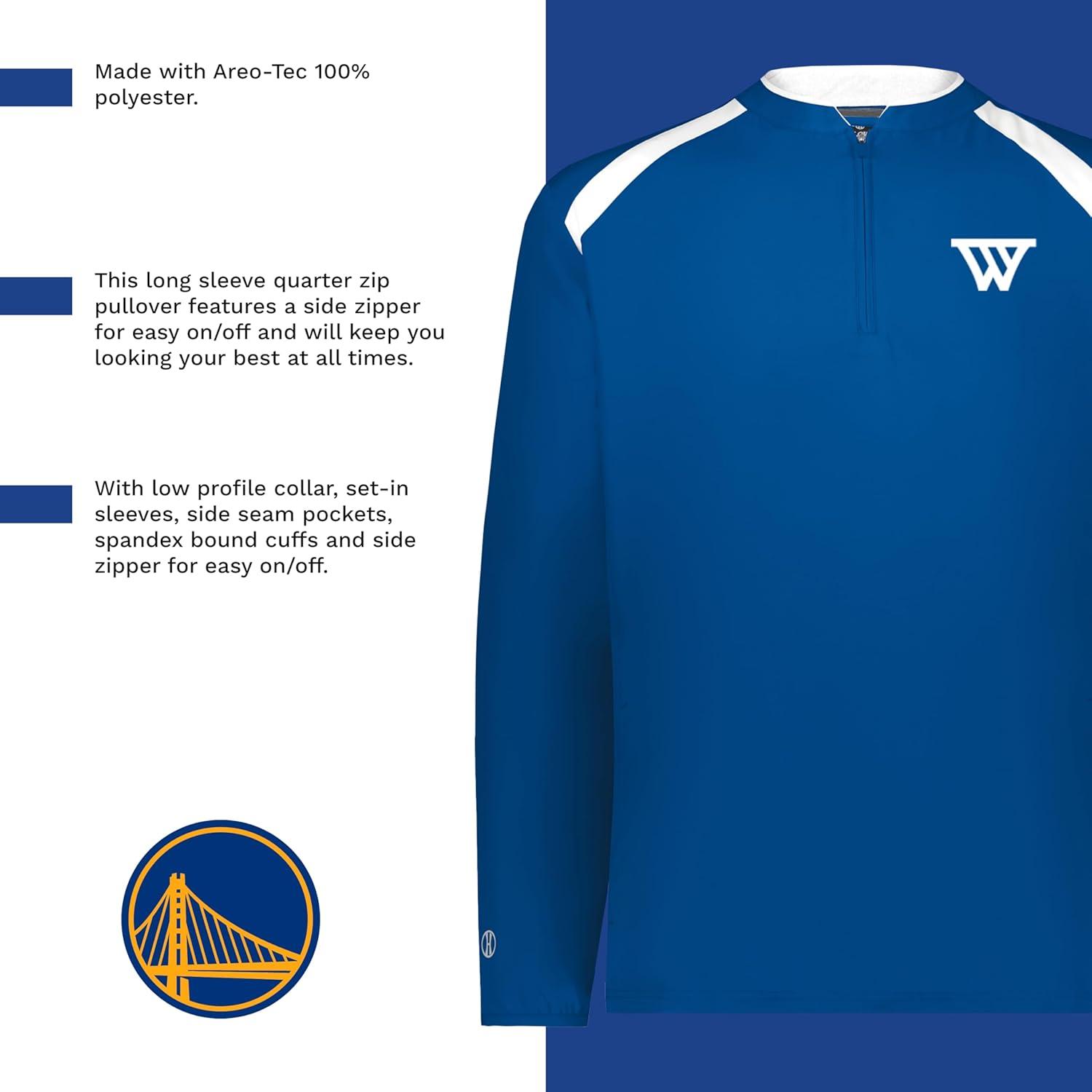 imageHolloway NBA Clubhouse Pullover Basketball Apparel Comfortable Lightweight Jacket for Game DayMulti