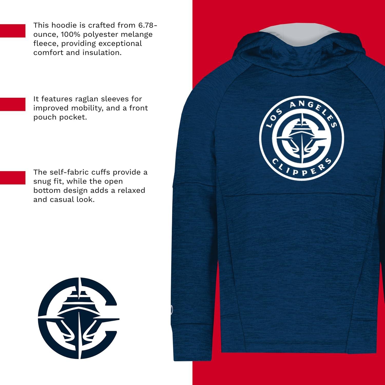 imageHolloway NBA Youth AllPro Fleece Hoodie Comfortable Pullover Ideal for Basketball FansMulti