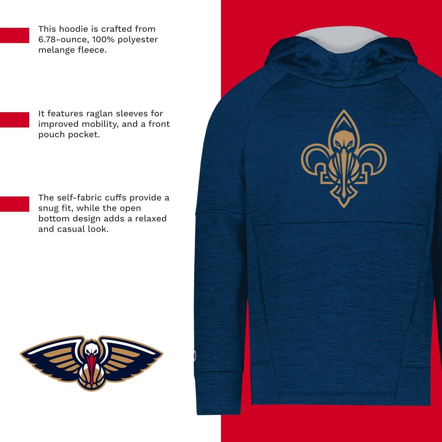 imageHolloway NBA Youth AllPro Fleece Hoodie Comfortable Pullover Ideal for Basketball FansMulti