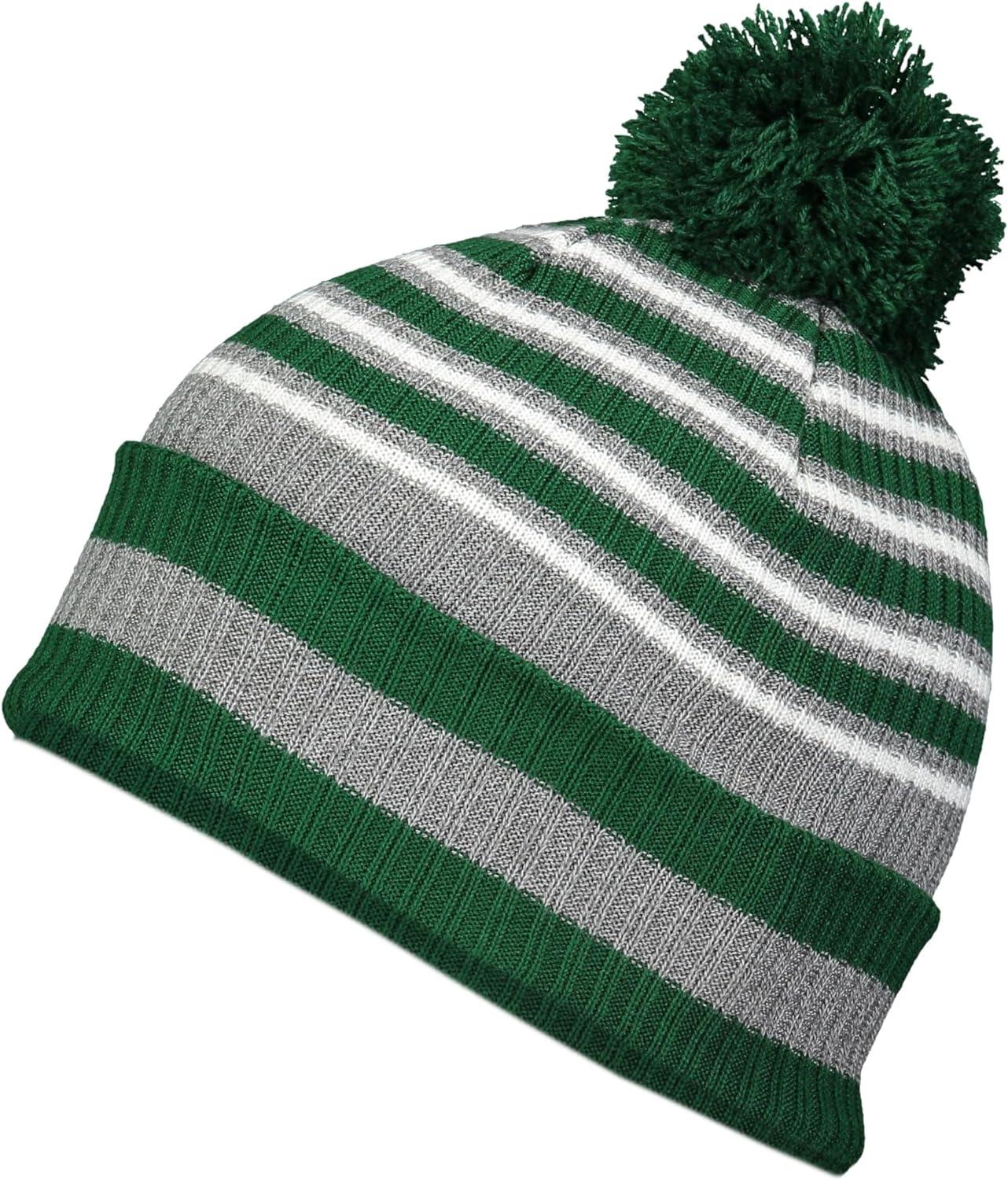 imageHolloway Spirit Pom BeanieDark GreenHeather GreyWhite