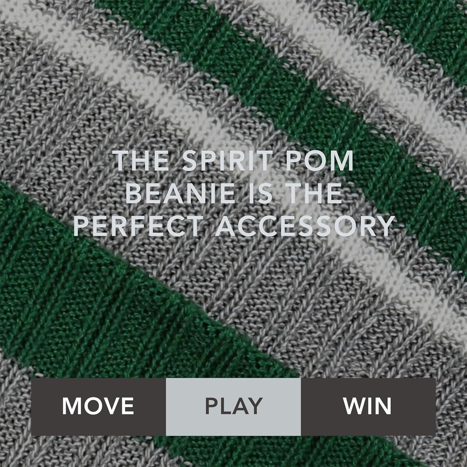 imageHolloway Spirit Pom BeanieDark GreenHeather GreyWhite