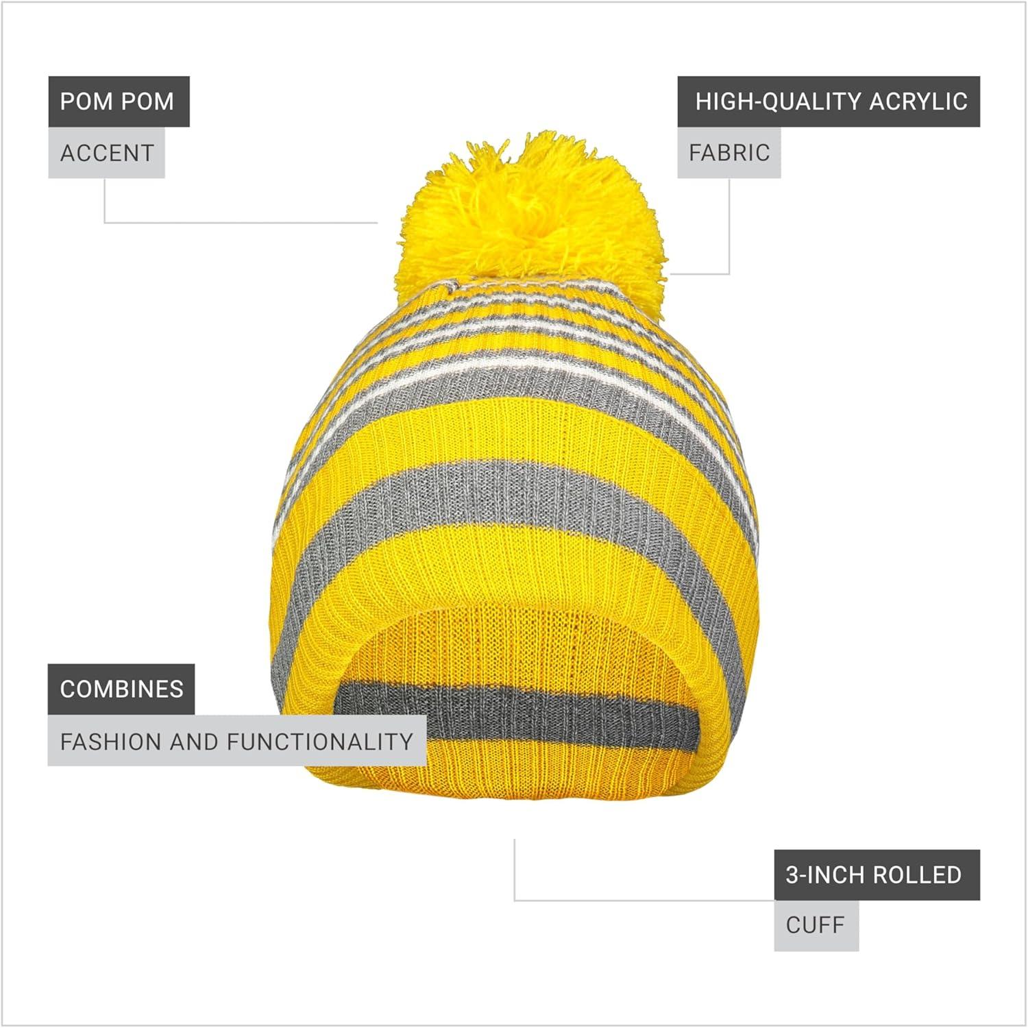 imageHolloway Spirit Pom BeanieGoldHeather GreyWhite