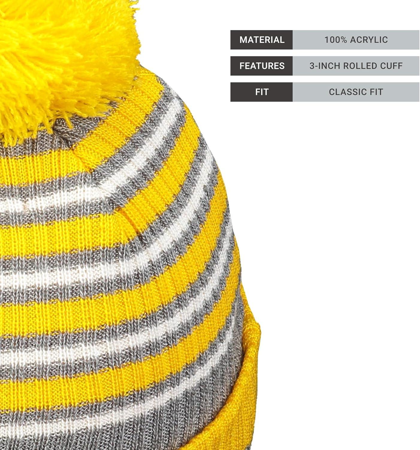 imageHolloway Spirit Pom BeanieGoldHeather GreyWhite