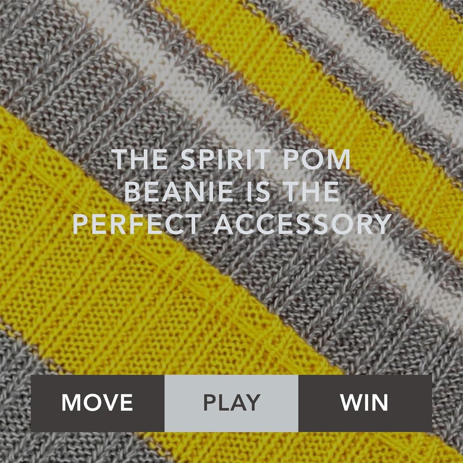 imageHolloway Spirit Pom BeanieGoldHeather GreyWhite