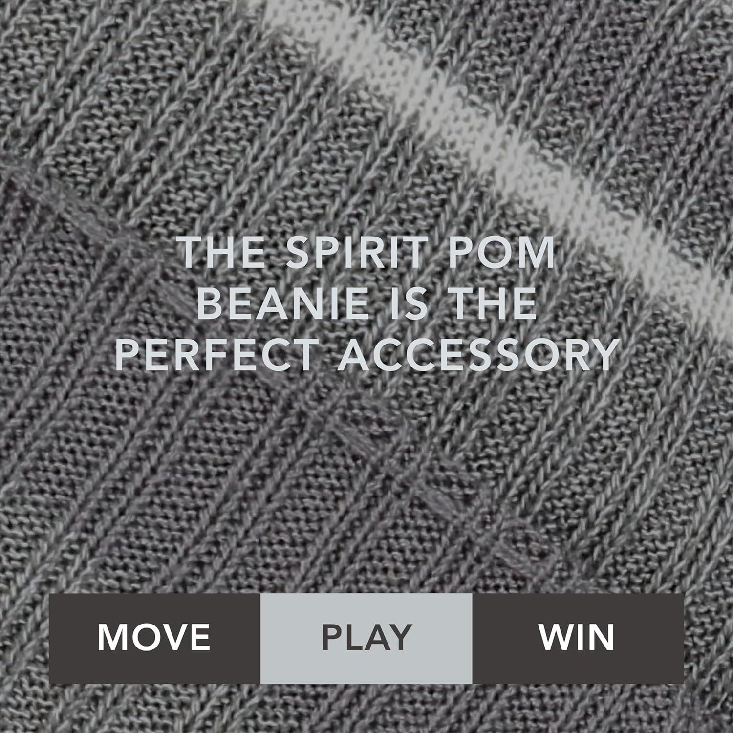 imageHolloway Spirit Pom BeanieGraphiteHeather GreyWhite