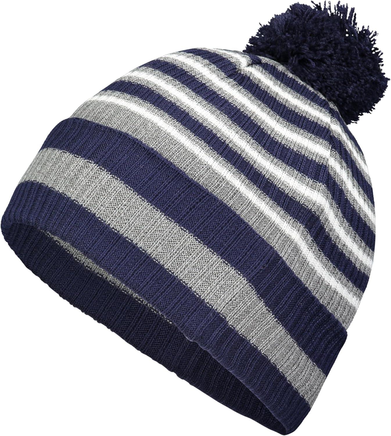 imageHolloway Spirit Pom BeanieNavyHeather GreyWhite