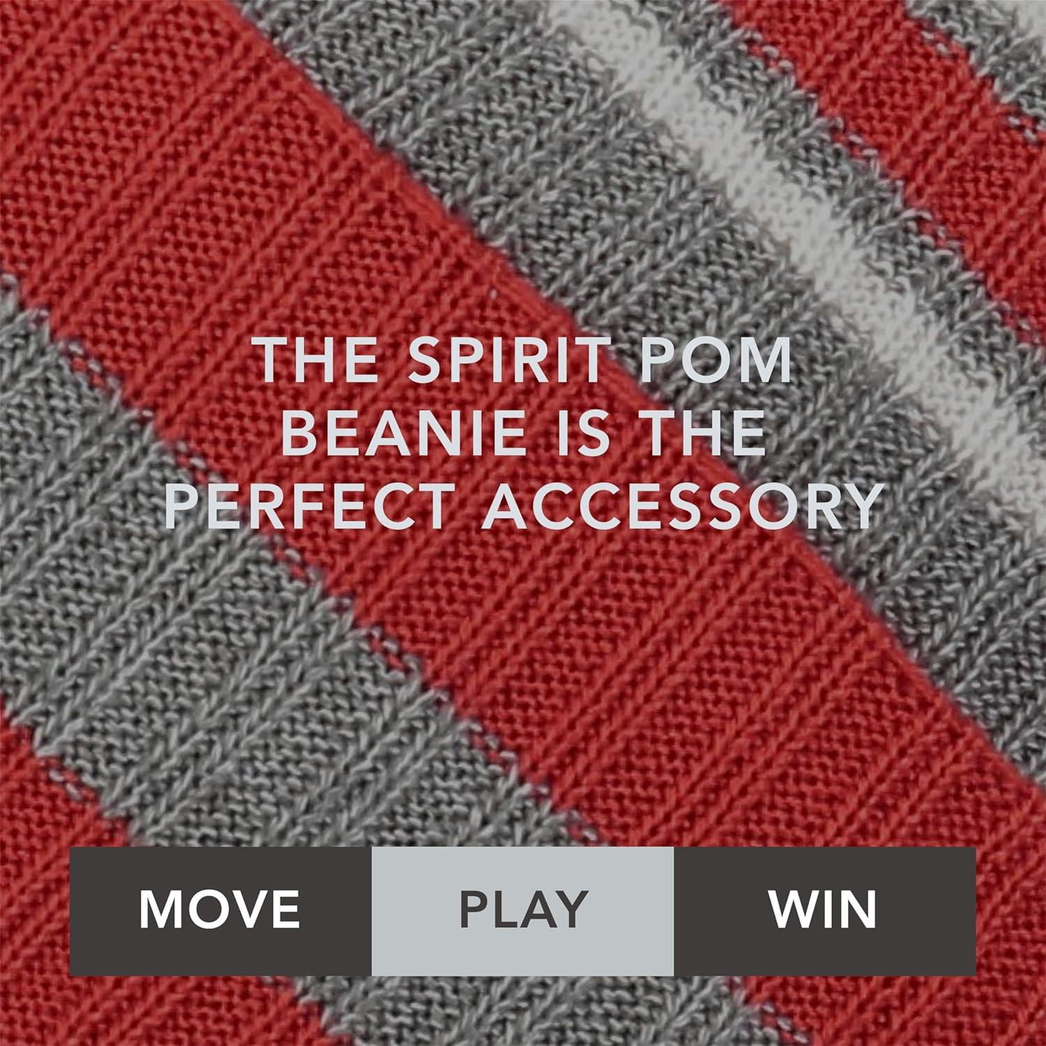 imageHolloway Spirit Pom BeanieRedHeather GreyWhite