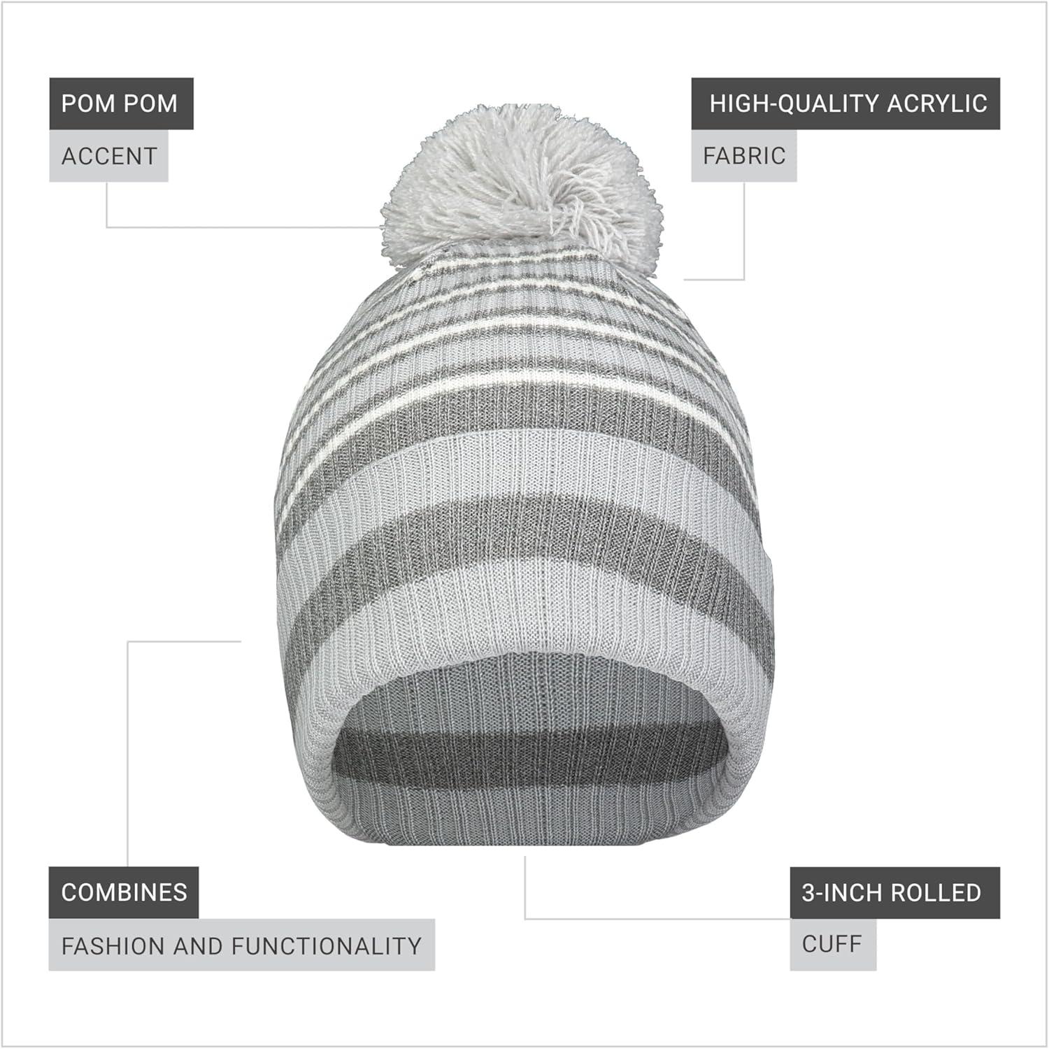 imageHolloway Spirit Pom BeanieSilverHeather GreyWhite