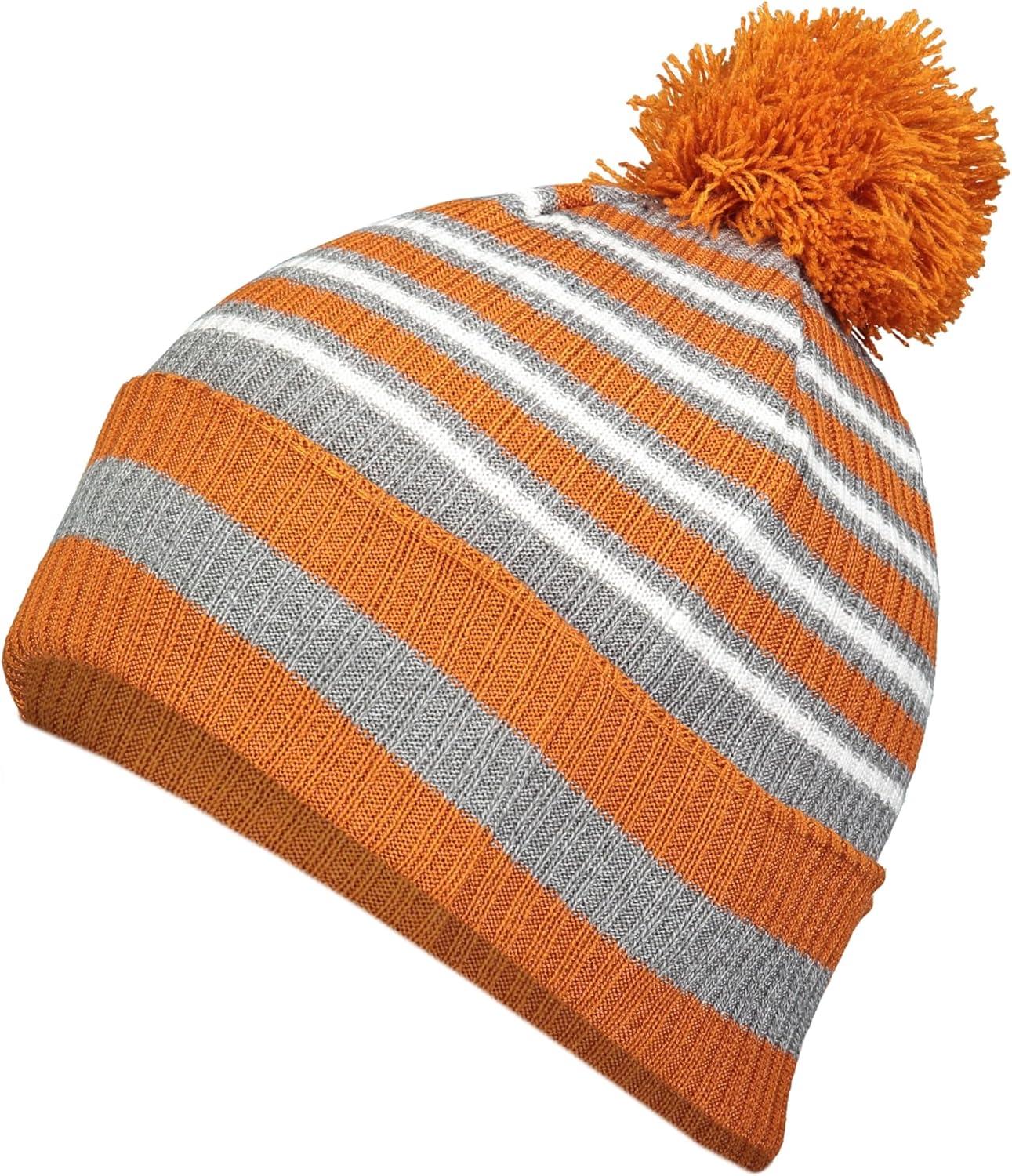 imageHolloway Spirit Pom BeanieTexas OrangeHeather GreyWhite