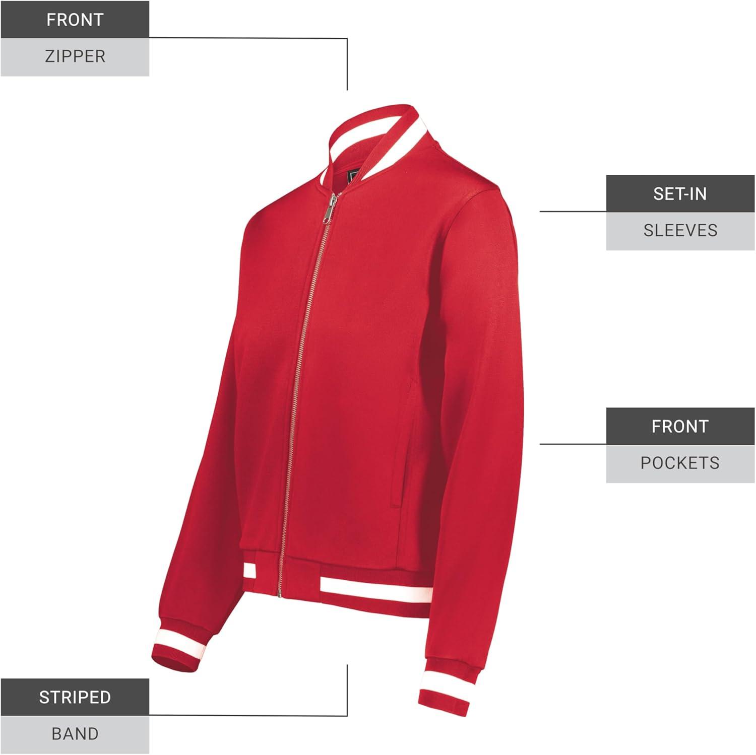 imageHolloway VStreet Full Zip JacketScarletWhite