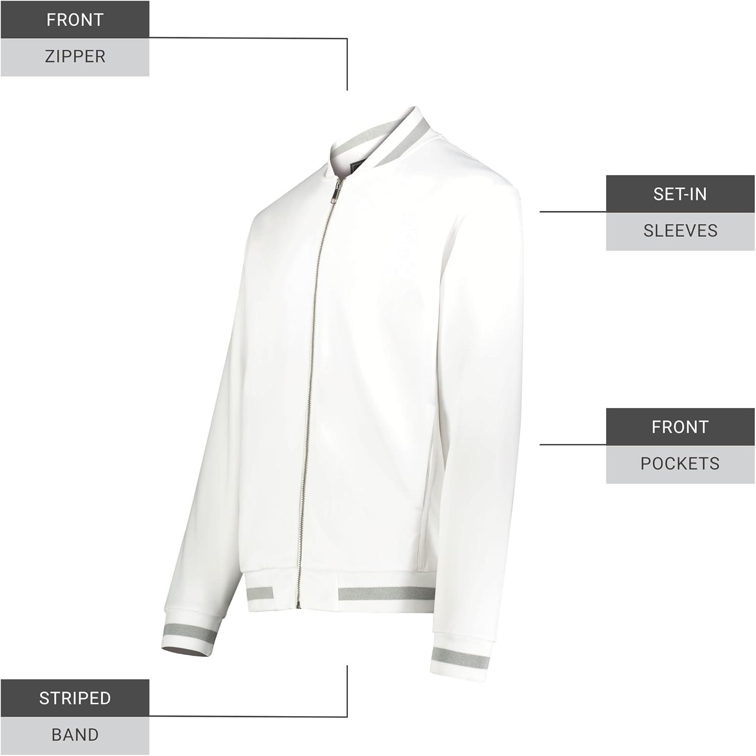 imageHolloway VStreet Full Zip JacketWhiteAthletic Heather