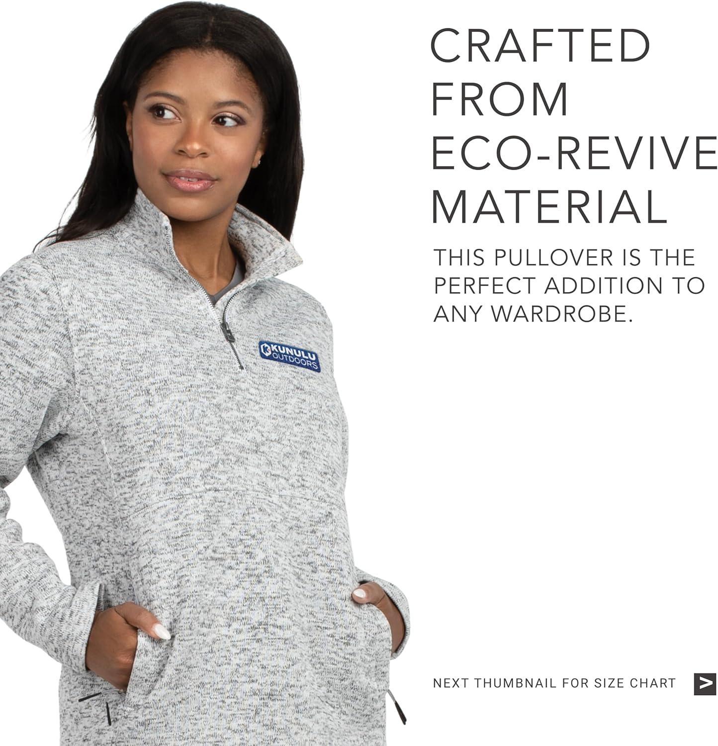 imageHolloway Womens Alpine Sweater Fleece 14 Zip PulloverSilver Heather