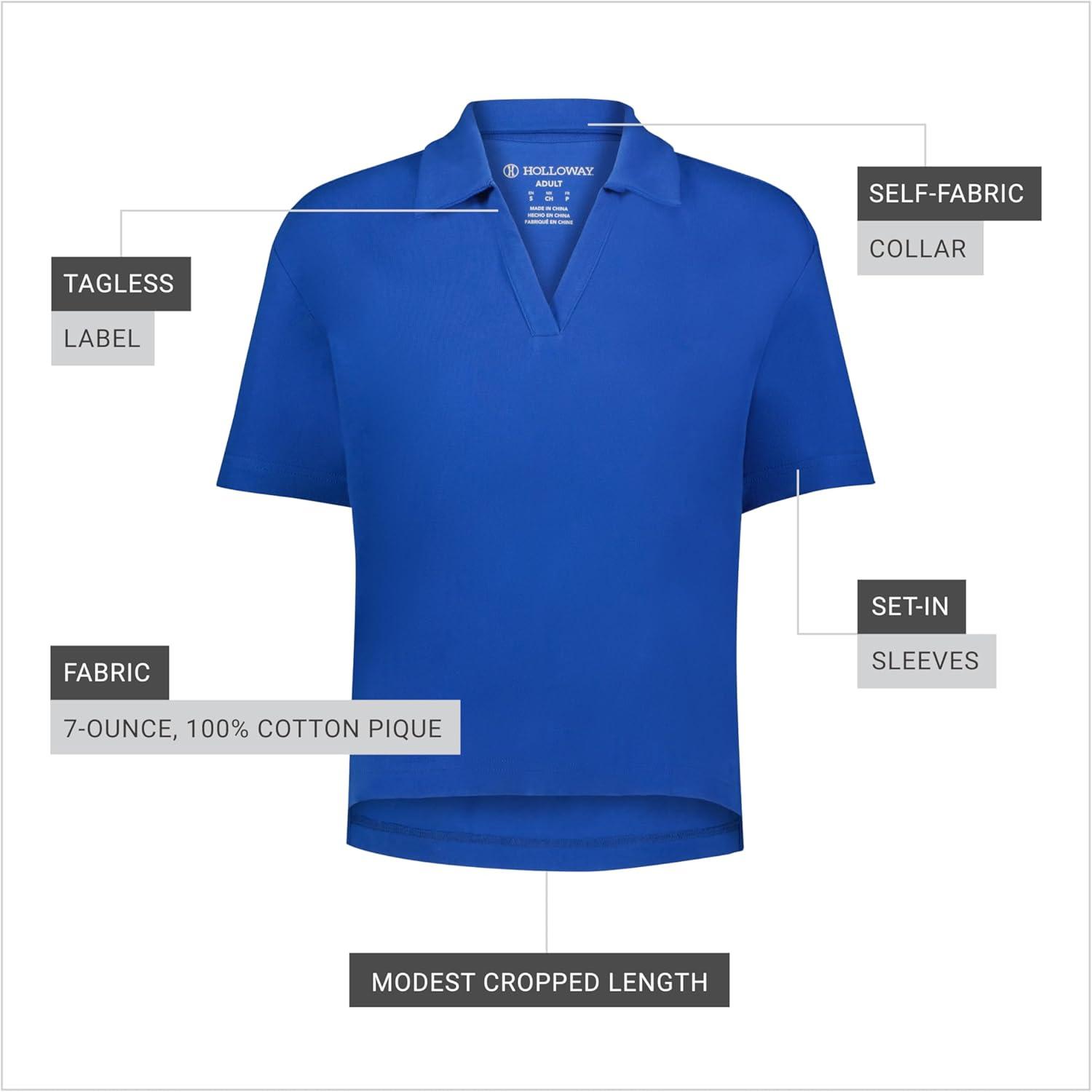 imageHolloway Womens Core Cotton Waist Length PoloDark Green