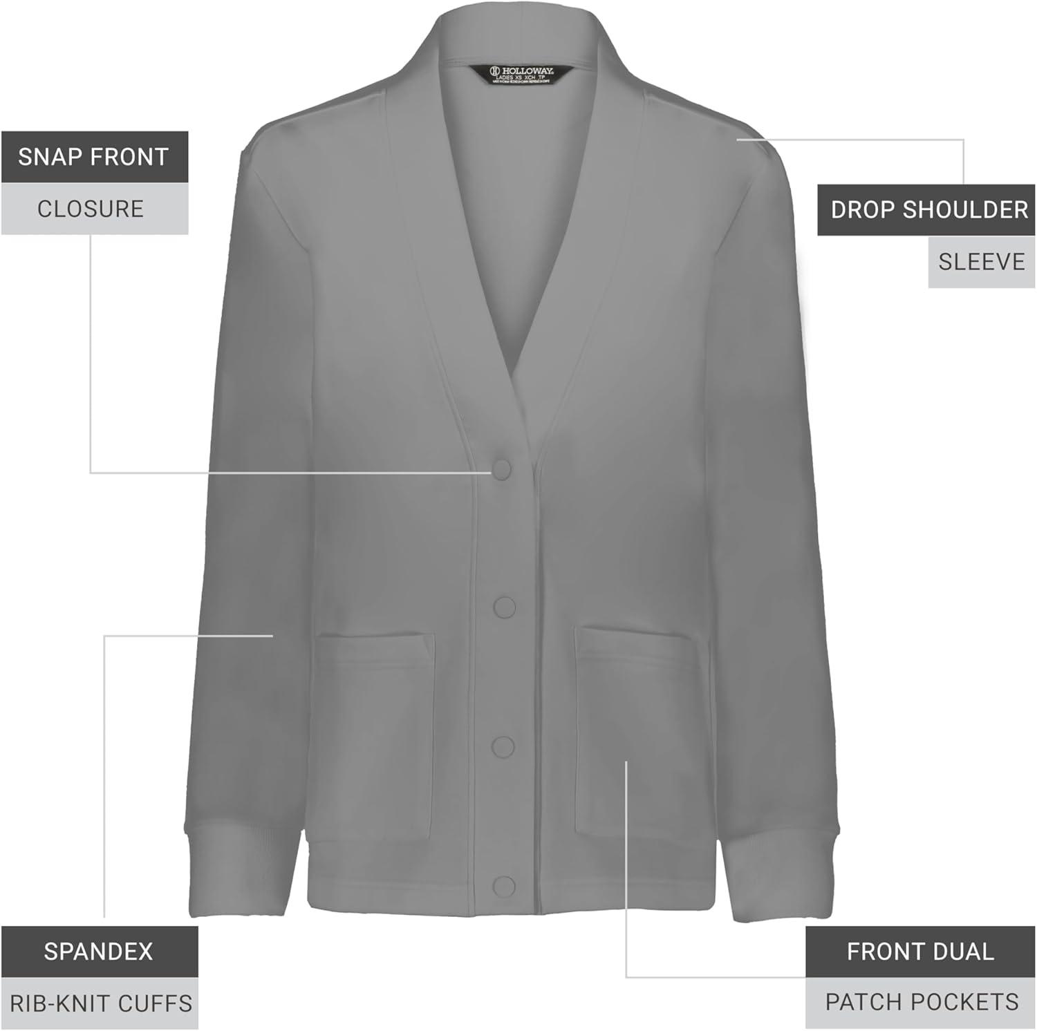 imageHolloway Womens Heritage Prep CardiganAthletic Heather