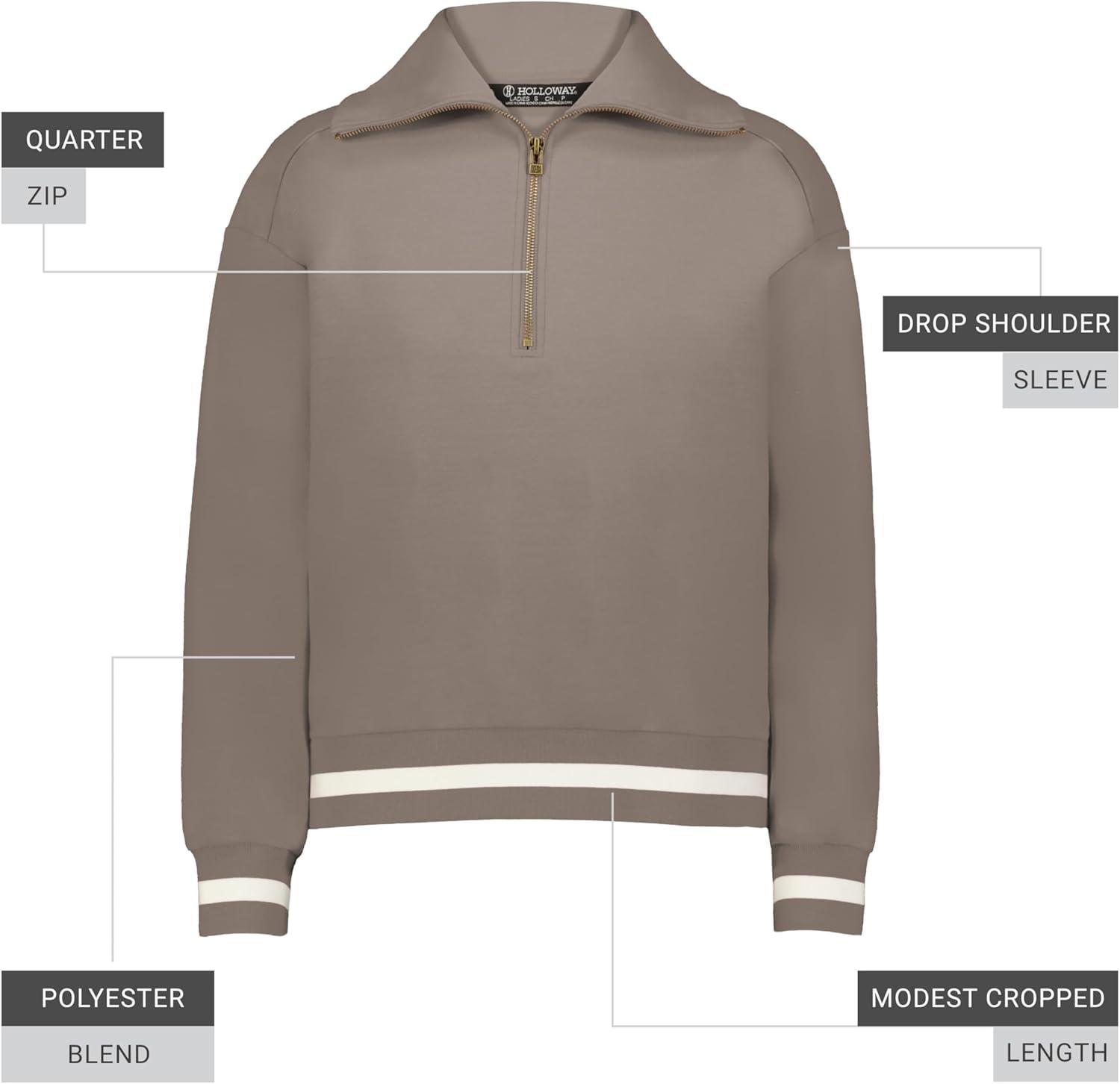 imageHolloway Womens Heritage Prep PulloverMinkVanilla