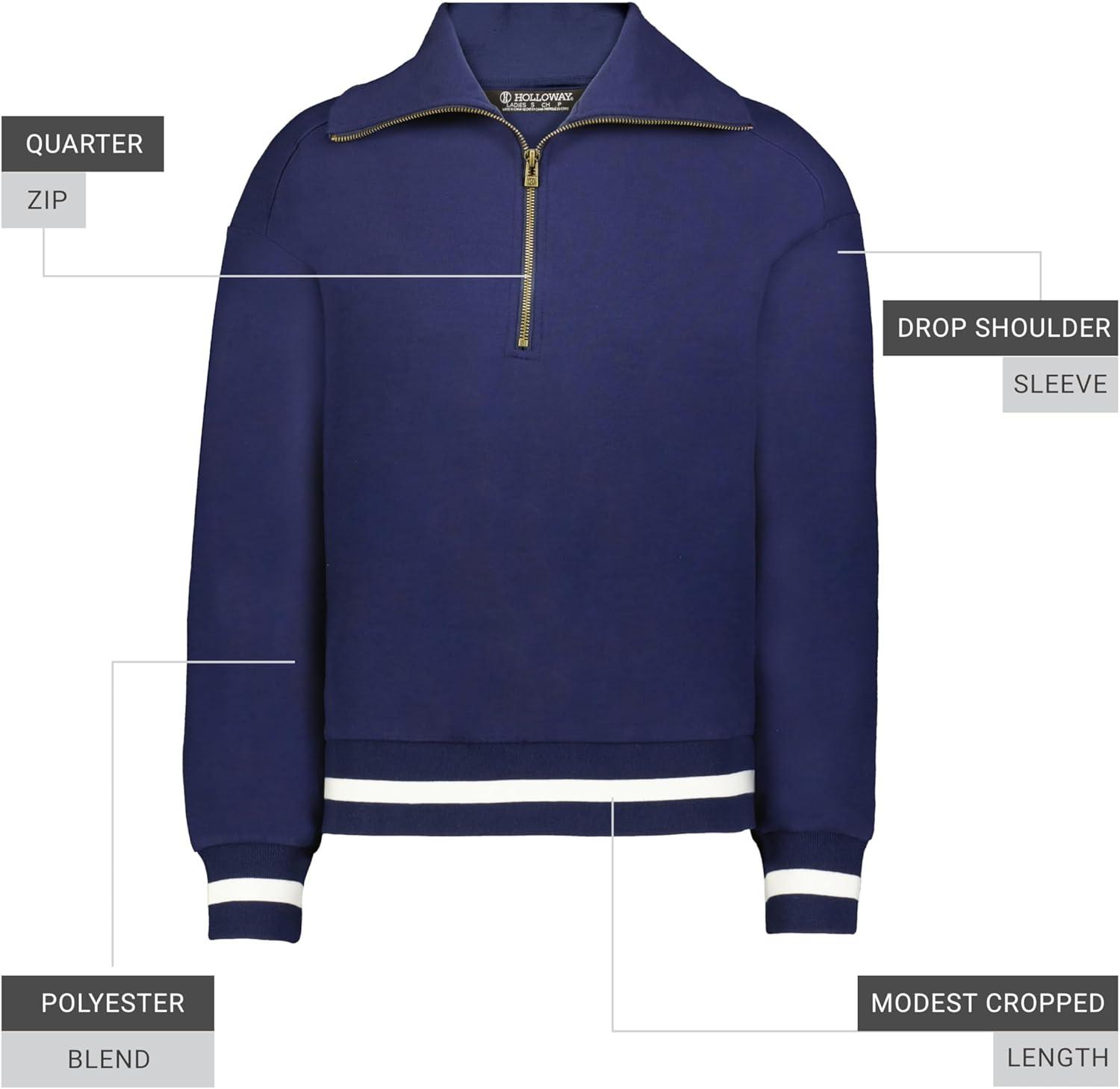 imageHolloway Womens Heritage Prep PulloverNavyVanilla