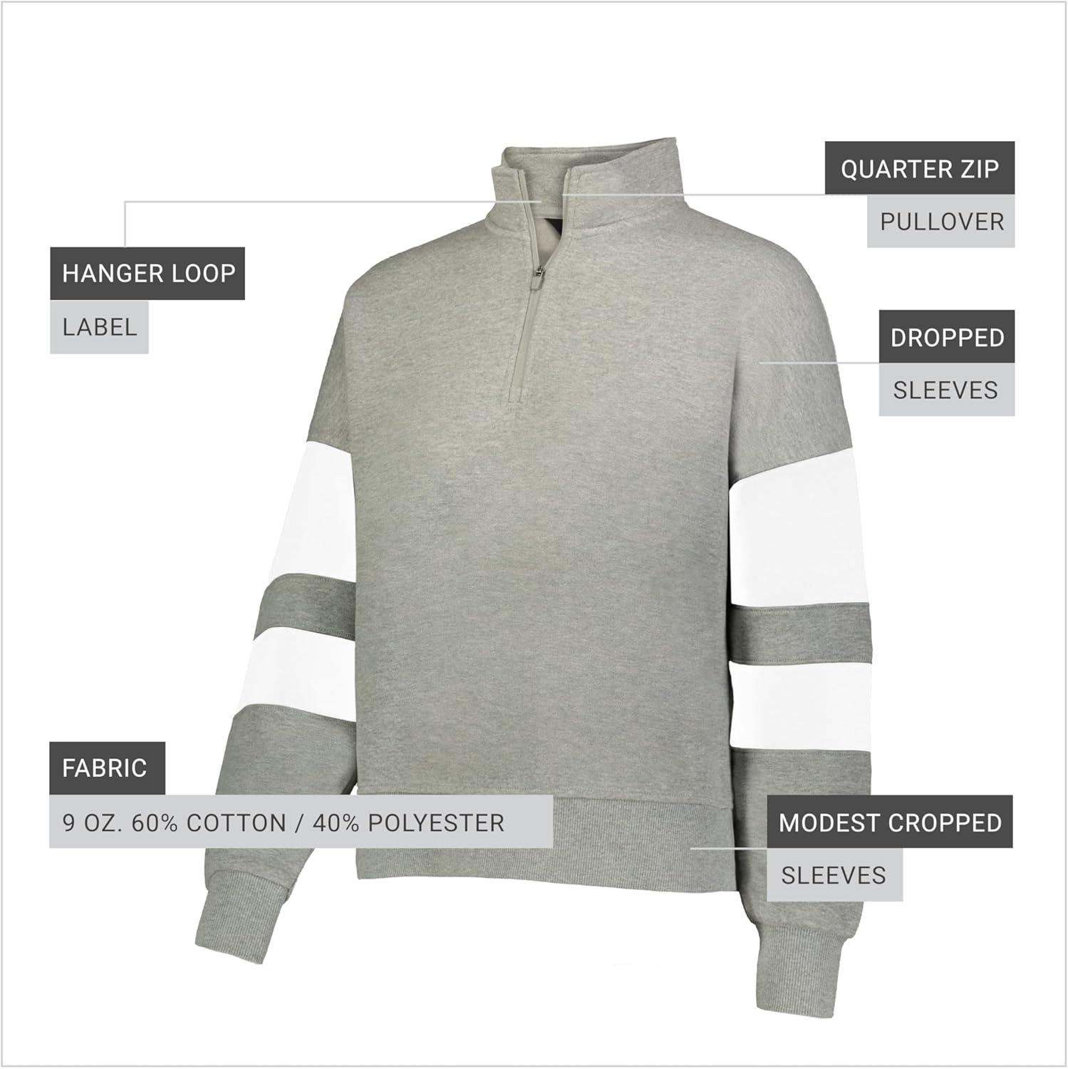 imageHolloway Womens Jackson Way PulloverCharcoal HeatherWhite