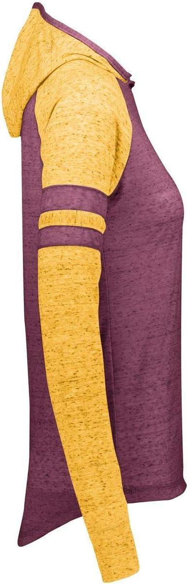 imageHolloway Womens Ladies Advocate HoodieMaroonLight Gold