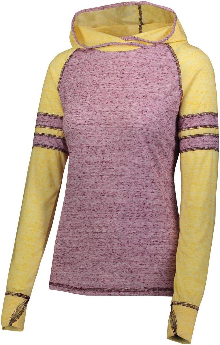 imageHolloway Womens Ladies Advocate HoodieMaroonLight Gold