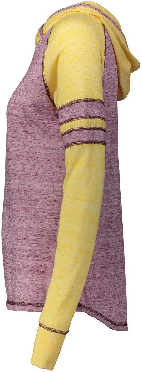 imageHolloway Womens Ladies Advocate HoodieMaroonLight Gold