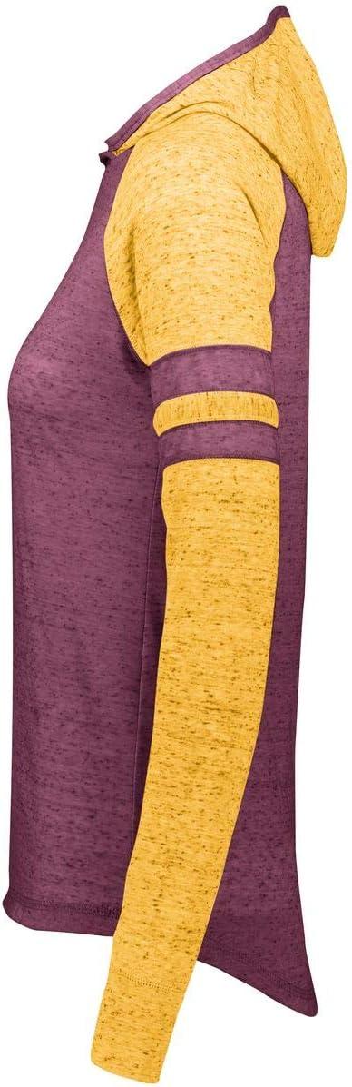 imageHolloway Womens Ladies Advocate HoodieMaroonLight Gold