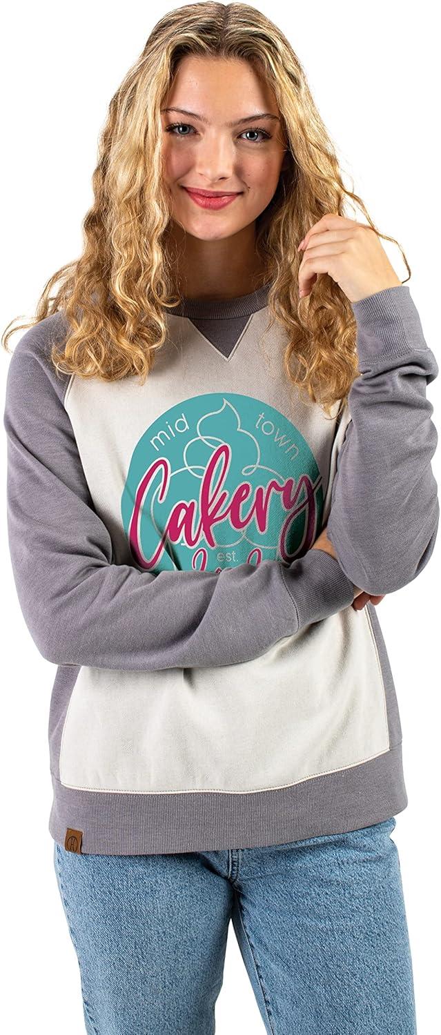 imageHolloway Womens Ladies AllAmerican Fleece CrewRoyal HeatherWhite