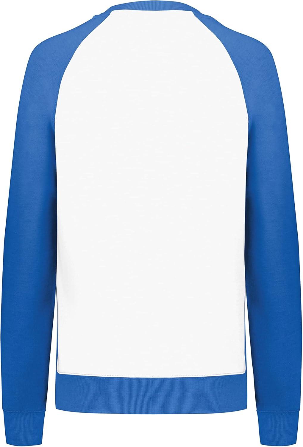 imageHolloway Womens Ladies AllAmerican Fleece CrewRoyal HeatherWhite