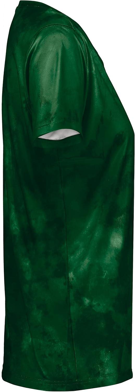 imageHolloway Womens Ladies Stock CottonTouch Poly TeeDark Green Cloud Print