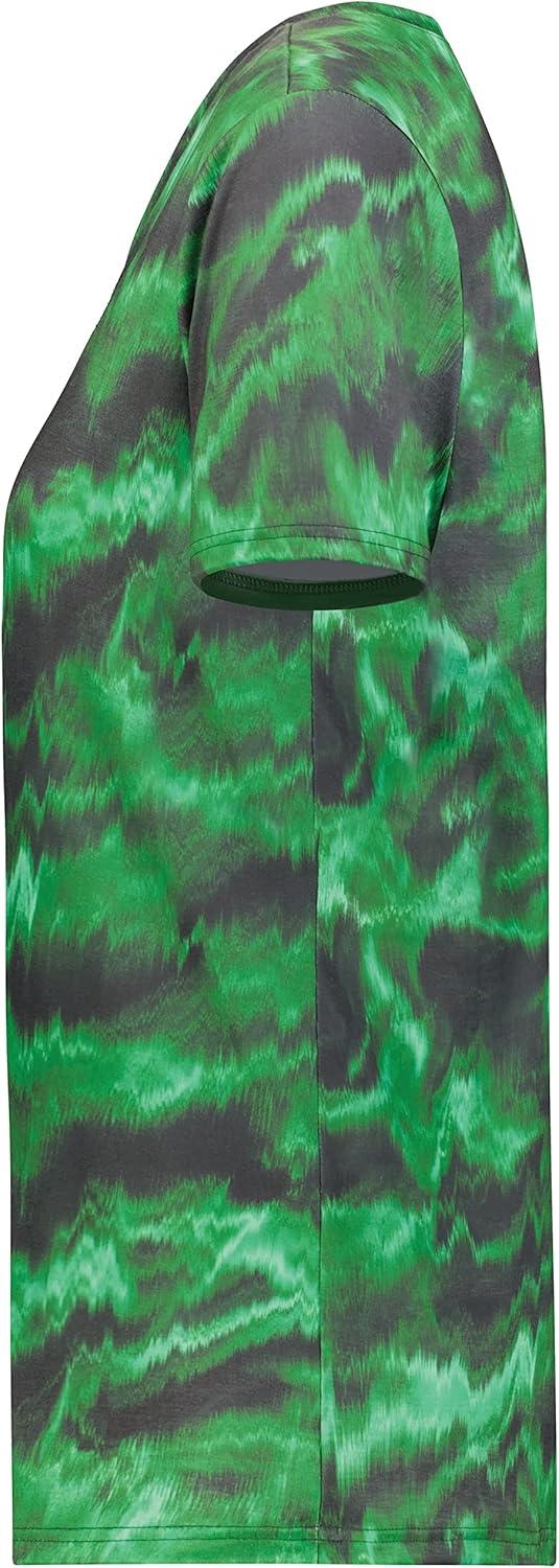 imageHolloway Womens Ladies Stock CottonTouch Poly TeeDark Green Shockwave Print