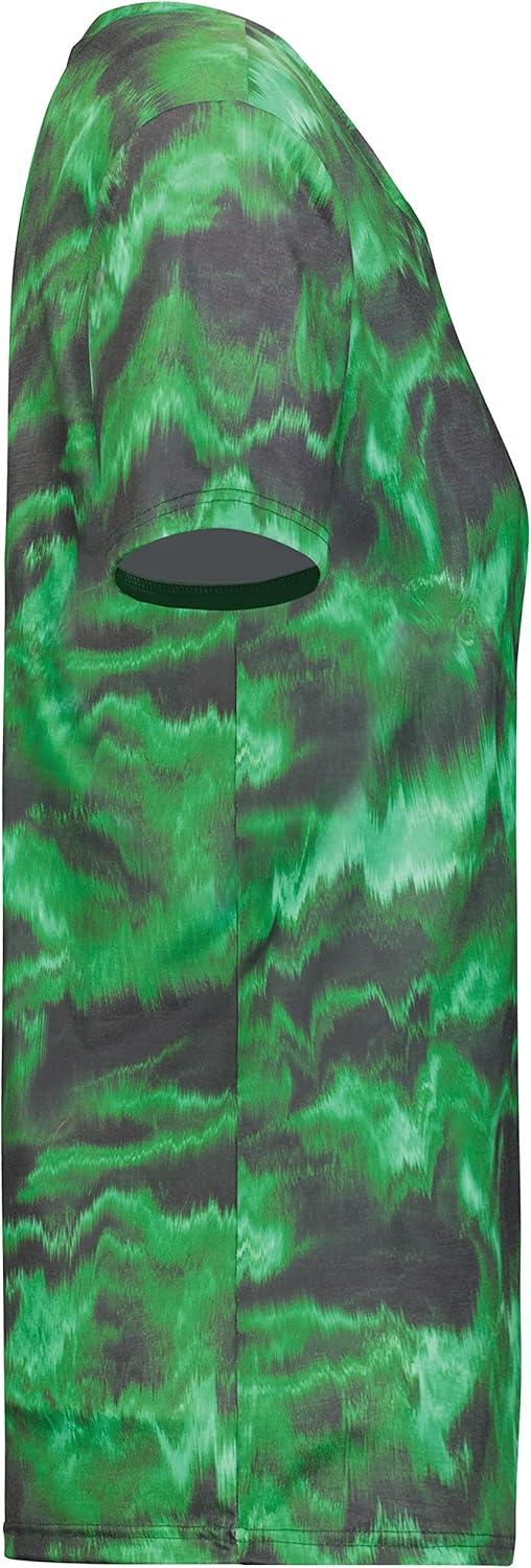 imageHolloway Womens Ladies Stock CottonTouch Poly TeeDark Green Shockwave Print
