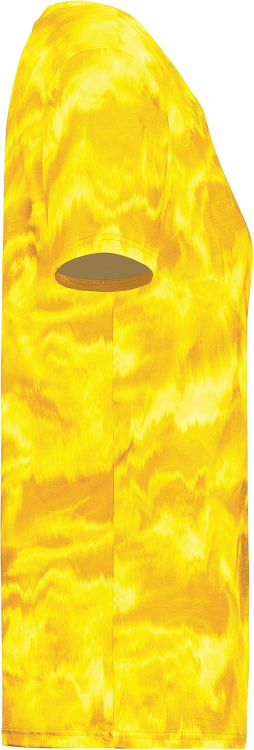 imageHolloway Womens Ladies Stock CottonTouch Poly TeeGold Shockwave Print