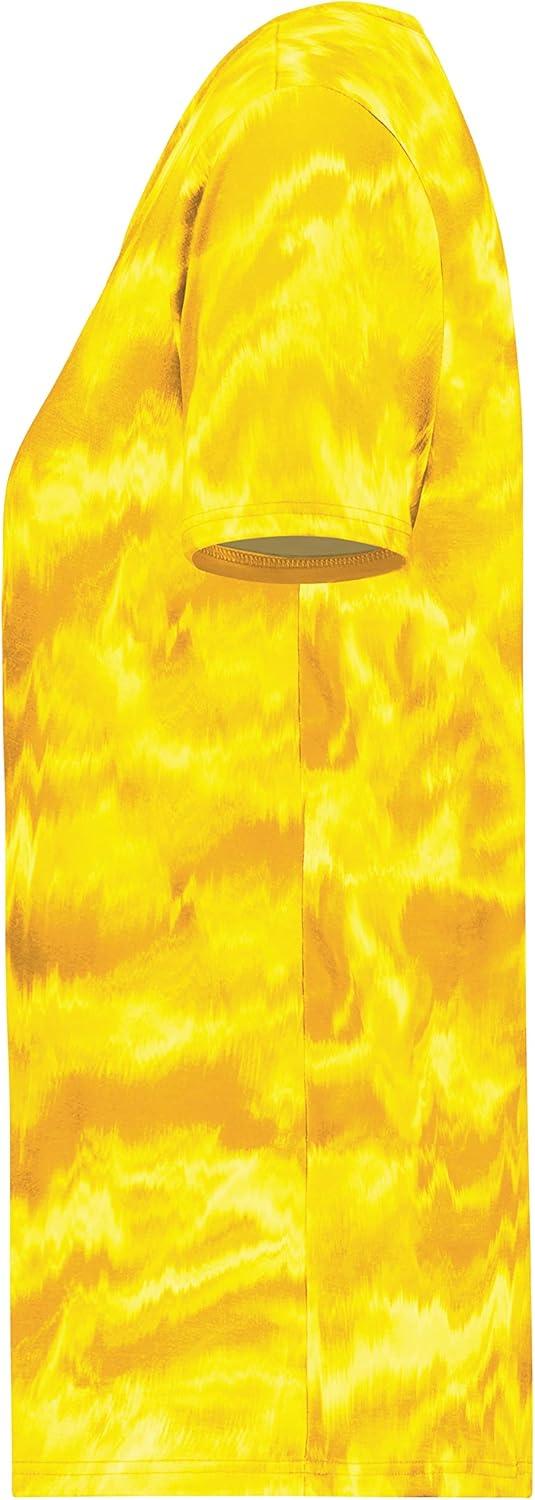 imageHolloway Womens Ladies Stock CottonTouch Poly TeeGold Shockwave Print