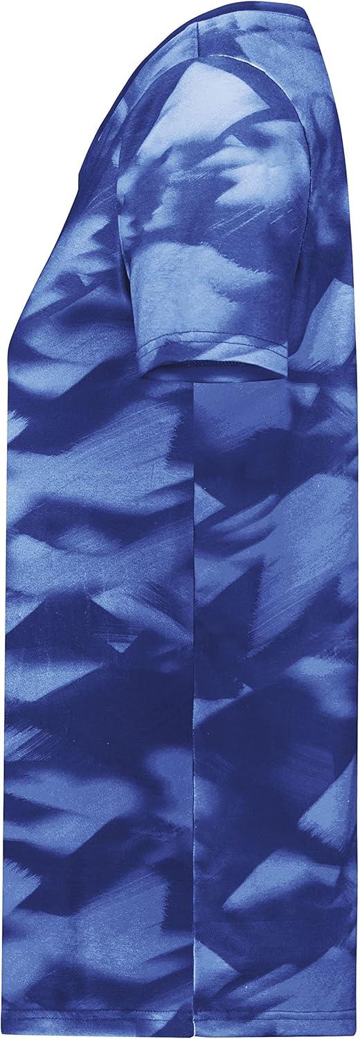 imageHolloway Womens Ladies Stock CottonTouch Poly TeeNavy Glacier Print