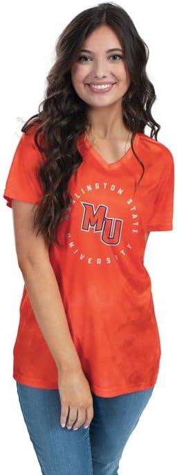 imageHolloway Womens Ladies Stock CottonTouch Poly TeeOrange Shockwave Print