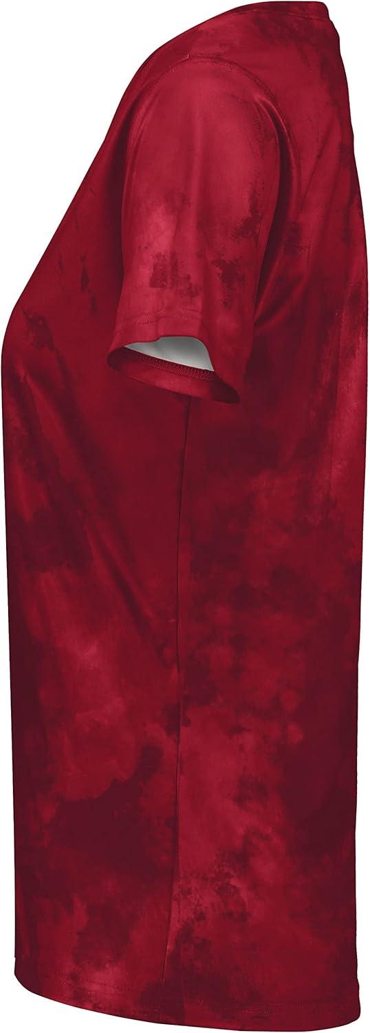 imageHolloway Womens Ladies Stock CottonTouch Poly TeeScarlet Cloud Print