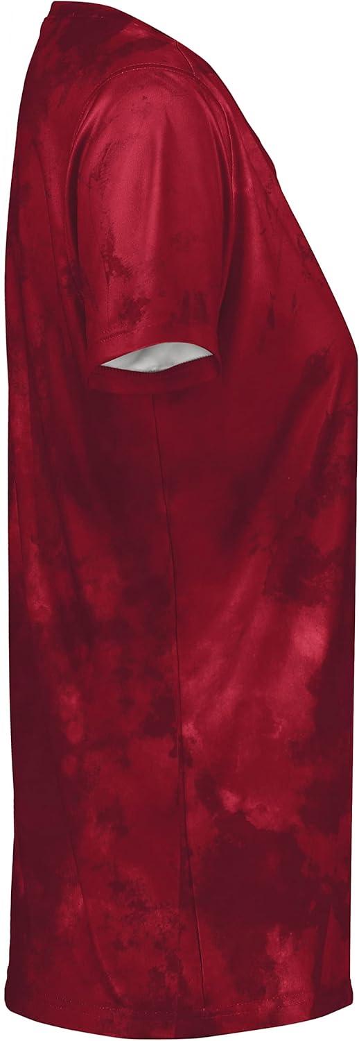 imageHolloway Womens Ladies Stock CottonTouch Poly TeeScarlet Cloud Print