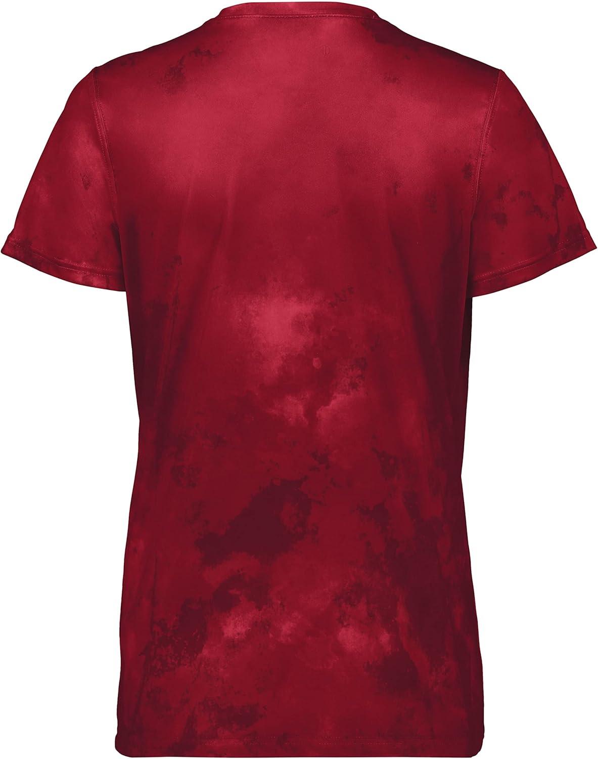 imageHolloway Womens Ladies Stock CottonTouch Poly TeeScarlet Cloud Print